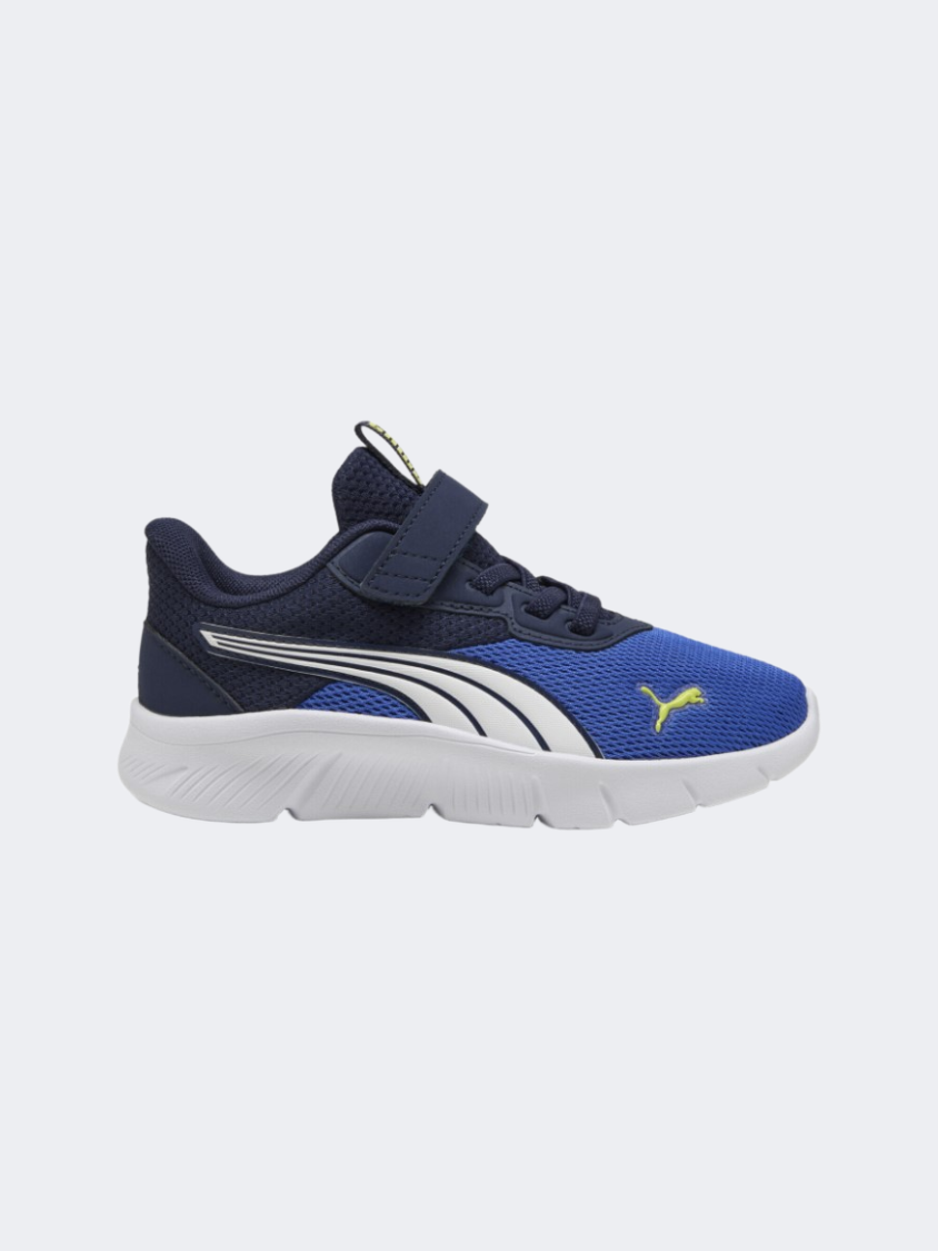 Puma Flexfocus Modern Ac Plus Ps Boys Running Sneakers Blue/White/Navy
