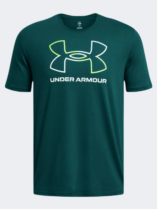 Under Armour Foundation Update Men Lifestyle T-Shirt Hydro Teal/White