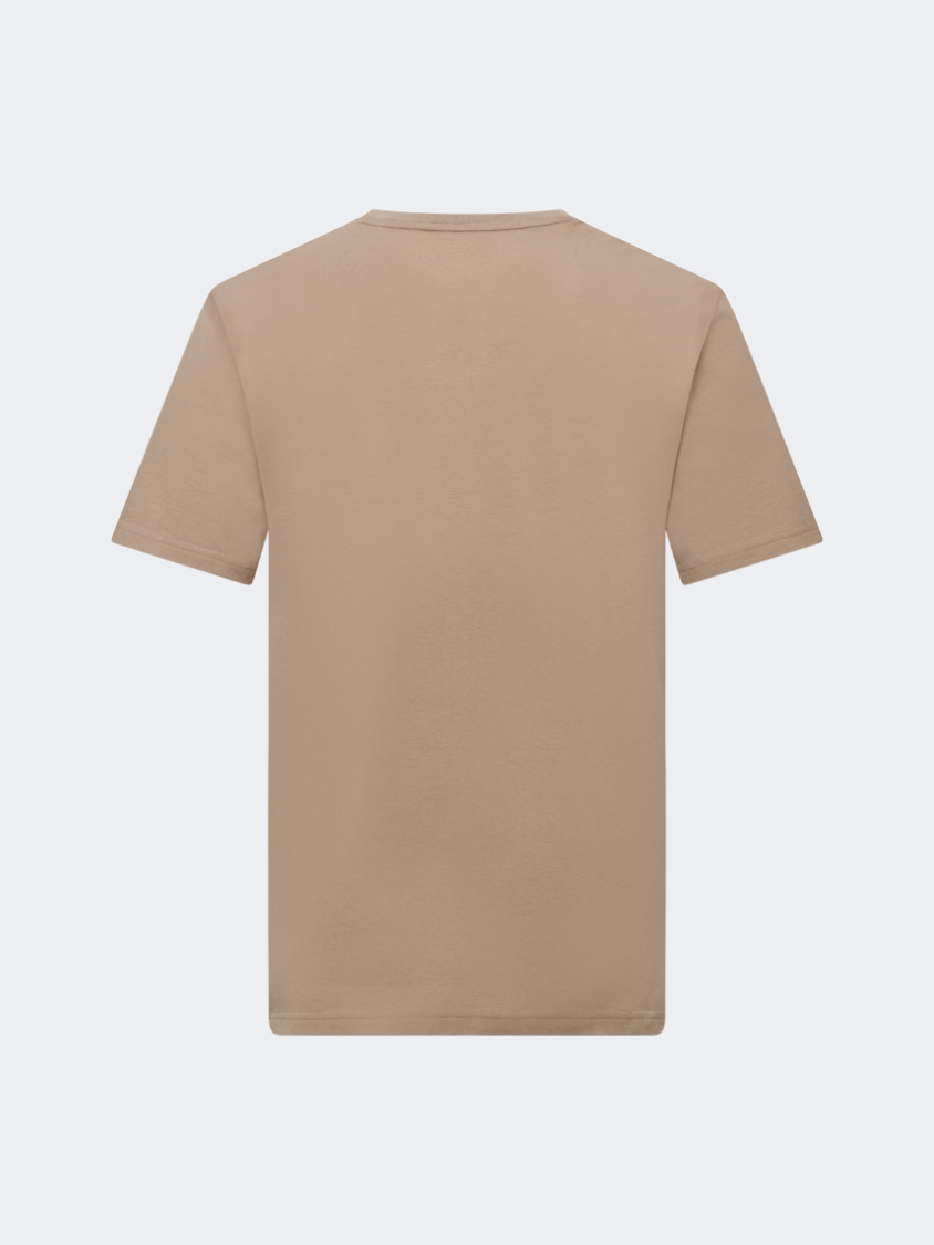 Salewa Eagle Geometric Men Hiking T-Shirt Quicksand