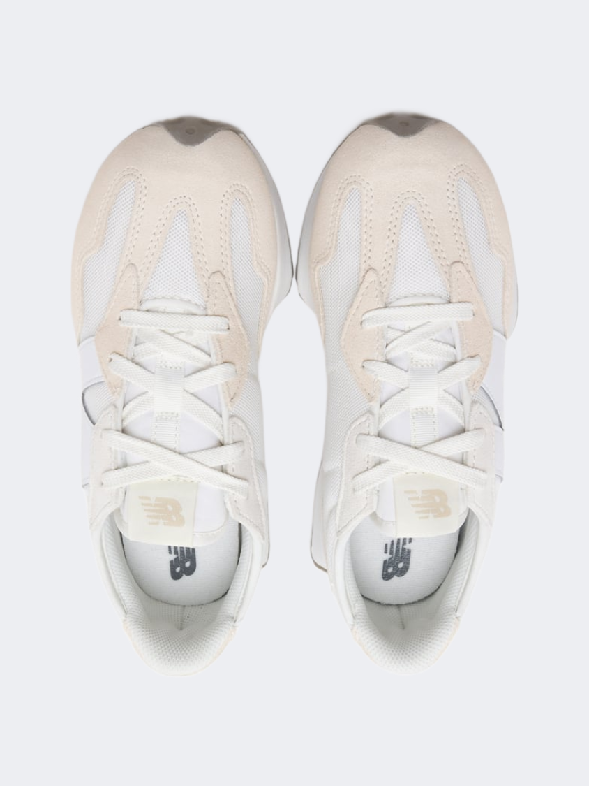 أحذية New Balance 327 Ps-Girls للحياة اليومية باللون الأبيض/ملح البحر