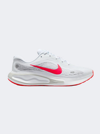 حذاء جري رجالي Nike Journey Run أبيض/رمادي/قرمزي