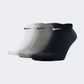 Nike Lightweight 3 Pack Unisex Training Sock Black/White/Grey