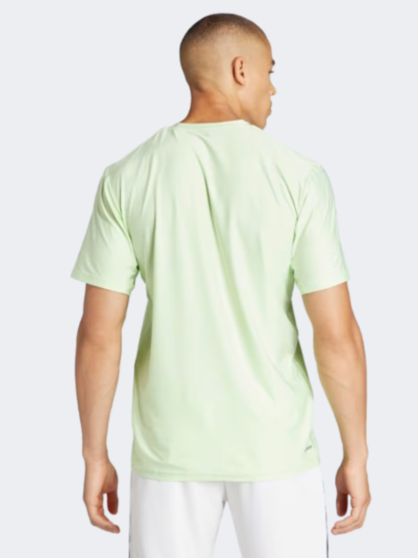 Adidas Essentials Stretch Men Training T-Shirt Green Spark/Black
