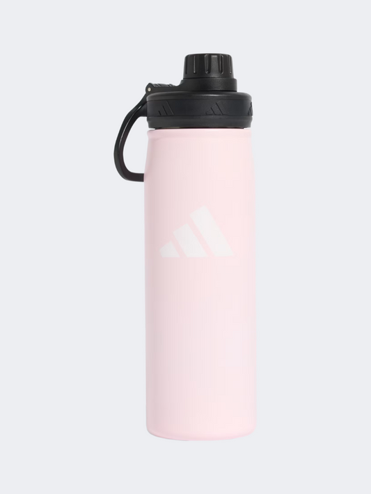 Adidas Metal Screw Top 0.6 L Women Training Bottle Clear Pink
