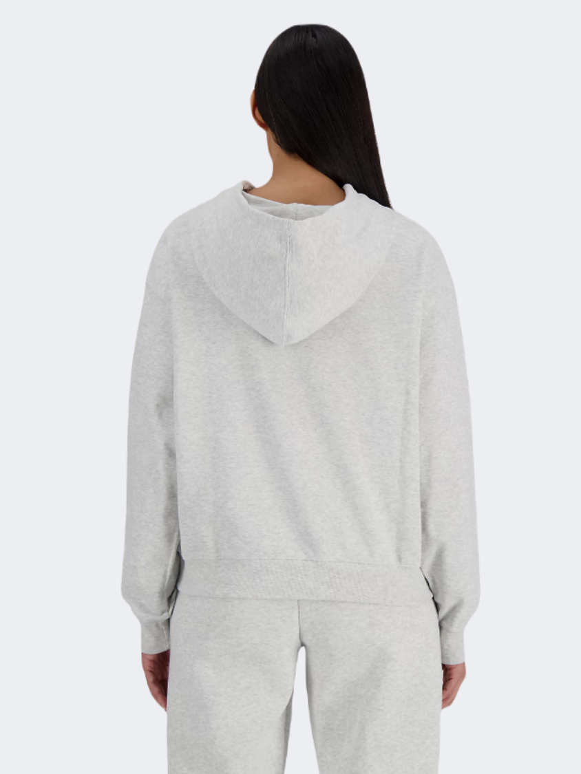 New Balance Sport Essentials Women Lifestyle Hoody Ash Heather