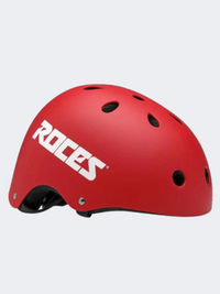 حصيرة حماية التزلج العدوانية للجنسين من Roces باللون الأحمر/الأبيض