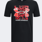 Under Armour Box Logo Camo Boys Training T-Shirt Black/White