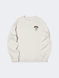 Erke Pullover Men Lifestyle Sweatshirt Cheese White