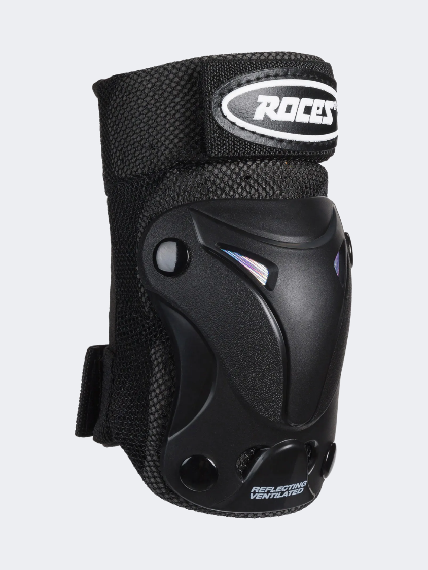Roces Ventilted 3 Pack Kids Skating Protection Black
