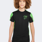 Nike Cr7 Academy 23 Boys Football T-Shirt Black/Green Strike