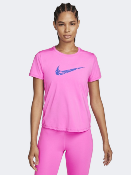 Nike One Swoosh Women Running T-Shirt Playful Pink/Royal