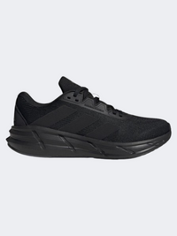 Adidas Questar 3 حذاء جري رجالي أسود/رمادي
