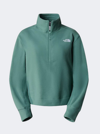 سويت شيرت هايكنج نسائي The North Face 100 Glacier دارك سيج