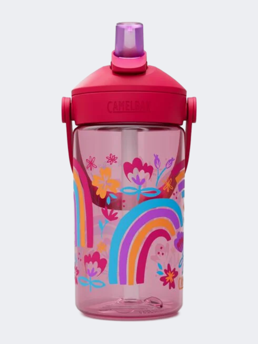 Camelbak Thrive Flip Straw 14 Oz Kids Lifestyle Bottle Rainbow Floral