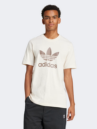 Adidas Adicolor Trefoil Men Original T-Shirt Wonder White