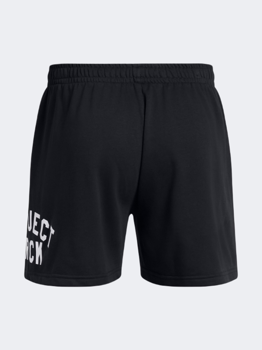 Under Armour Project Rock Terry Men Training Short Black/White