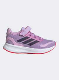 حذاء رياضي بنات Adidas رنفالكون 5 بي إس بودر بلوم/أورورا