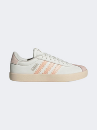 حذاء Adidas Vl Court 3 للنساء للألبسة الرياضية أبيض/وردي فاتح