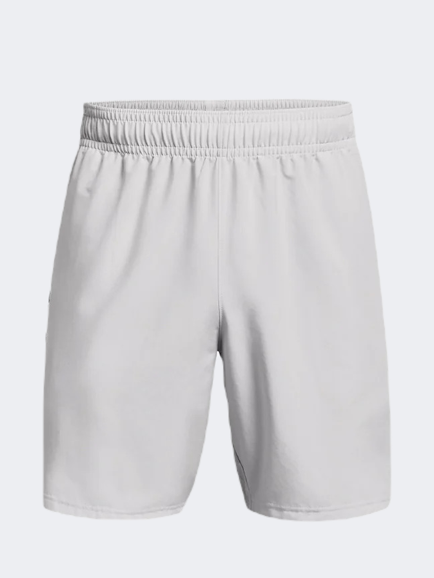 Under Armour Woven Wordmark Men Training Short Halo Grey/Black