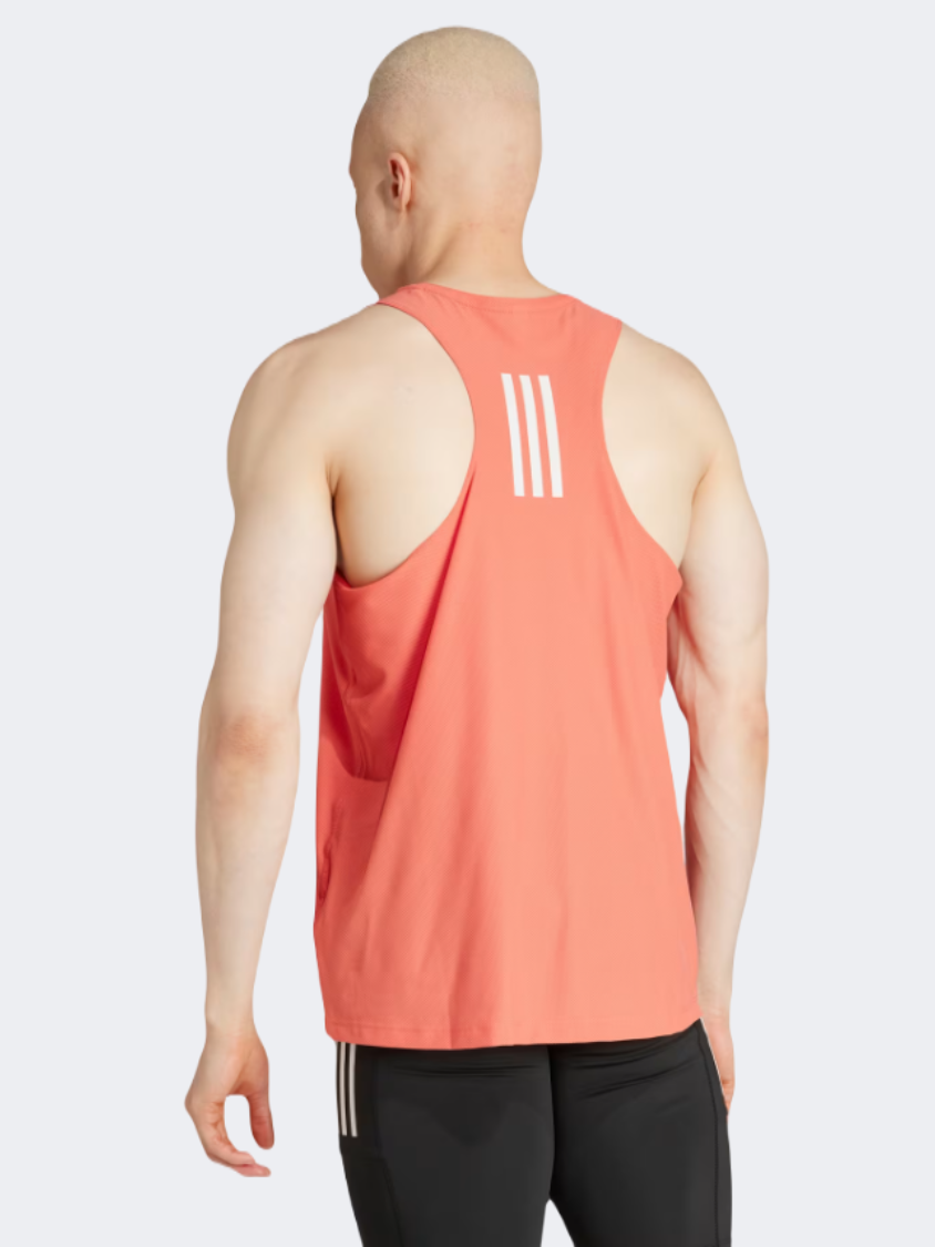 Adidas Own The Run Men Running Tank Preloved Scarlet