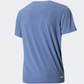 Erke Crew Men Running T-Shirt Floating Blue