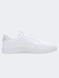 Puma Shuffle أحذية رجالية للحياة اليومية أبيض/تيم جولد