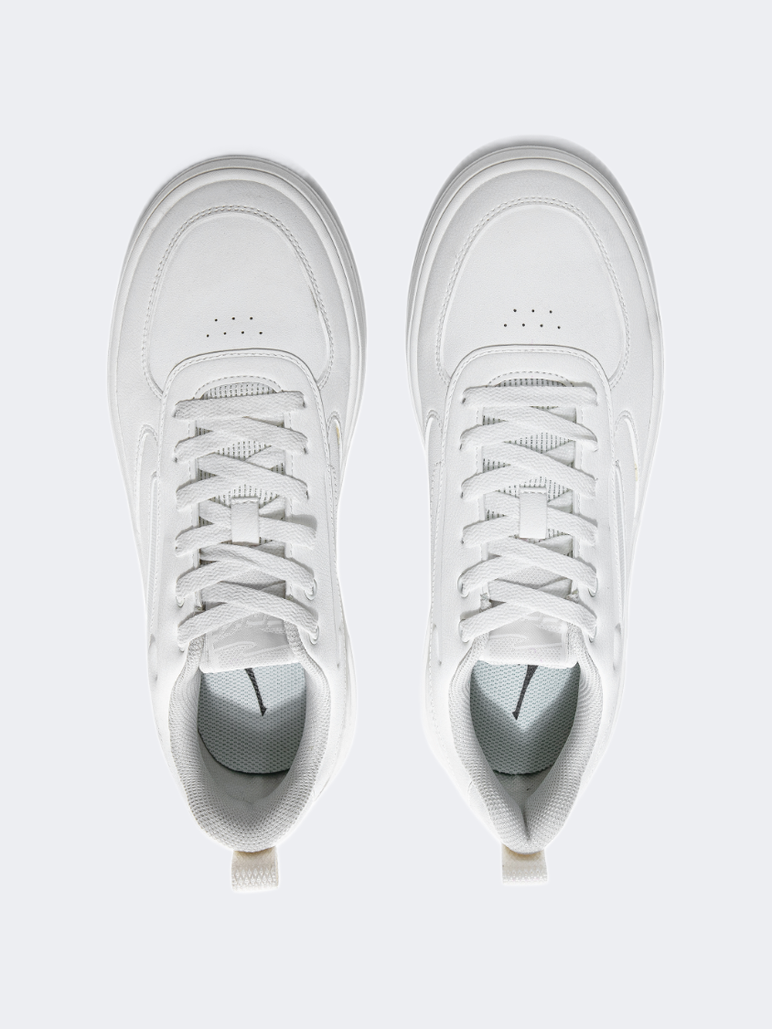 Erke Skateboard Men Lifestyle Shoes Light White