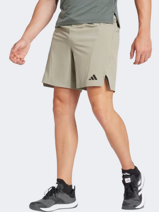 Adidas D4T Men Training Short Silver Pebble