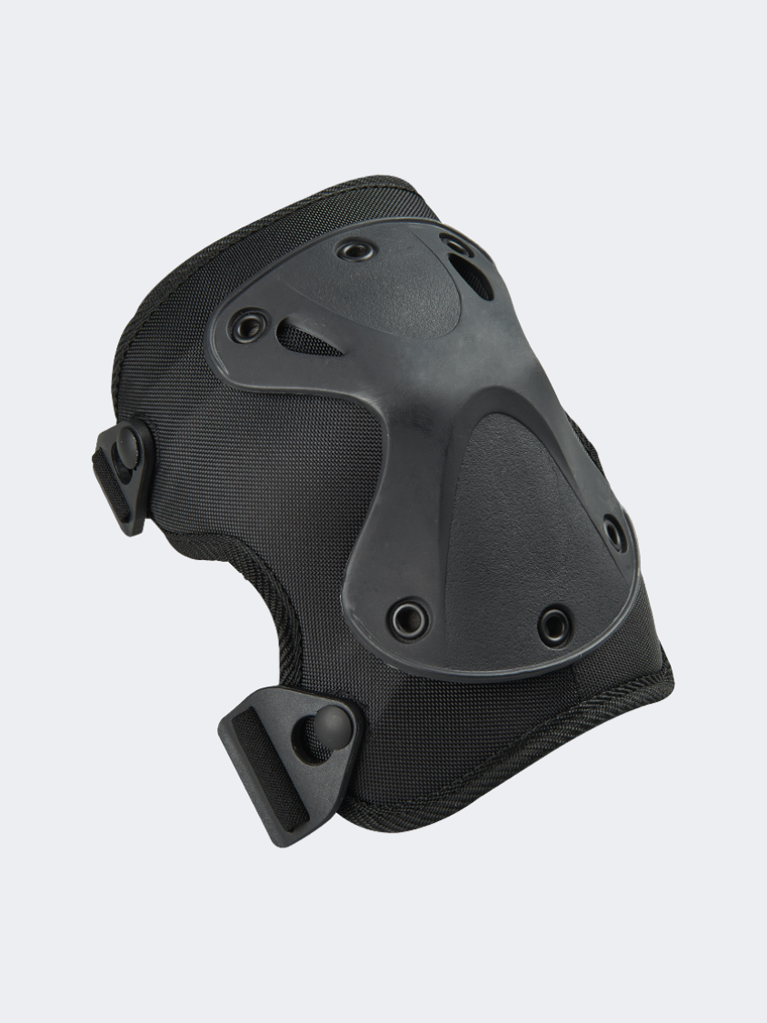 واقي ركبة/كوع صغير متوسط الحجم للأطفال لحماية التزلج باللون الأسود