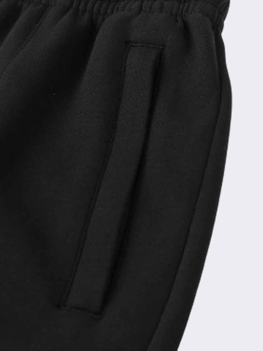 Erke Knitted Cropped Women Lifestyle Pant Black