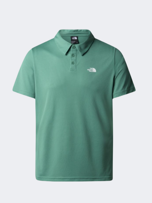 The North Face  Men Hiking Polo Short Sleeve Gemstone Green