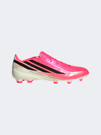 حذاء كرة القدم للرجال Adidas F50 Hyperfast Elite بدون أربطة أرضية صلبة لون سولتر/أسود/ذهبي