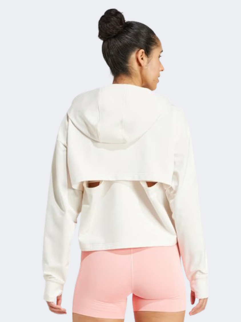Adidas Power Women Training Hoody Chalk White