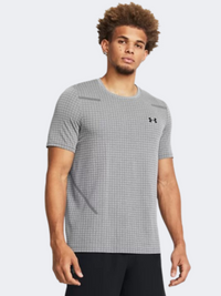 تيشيرت تدريب رجالي Under Armour Vanish Grid رمادي/أسود