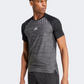 Adidas Gym Plus 3 Stripes Men Training T-Shirt Black Melange