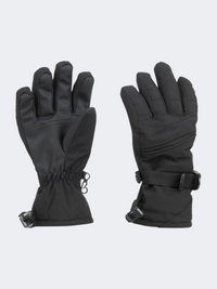 Oil & Gaz Softshell Kids Skiing Ski Gloves Black