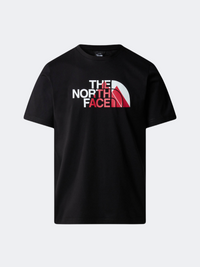 تيشيرت The North Face Biner Graphic 1 رجالي للحياة اليومية أسود/أحمر/أبيض
