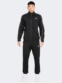 Nike Club Poly Knitted Men Lifestyle Tracksuit Black
