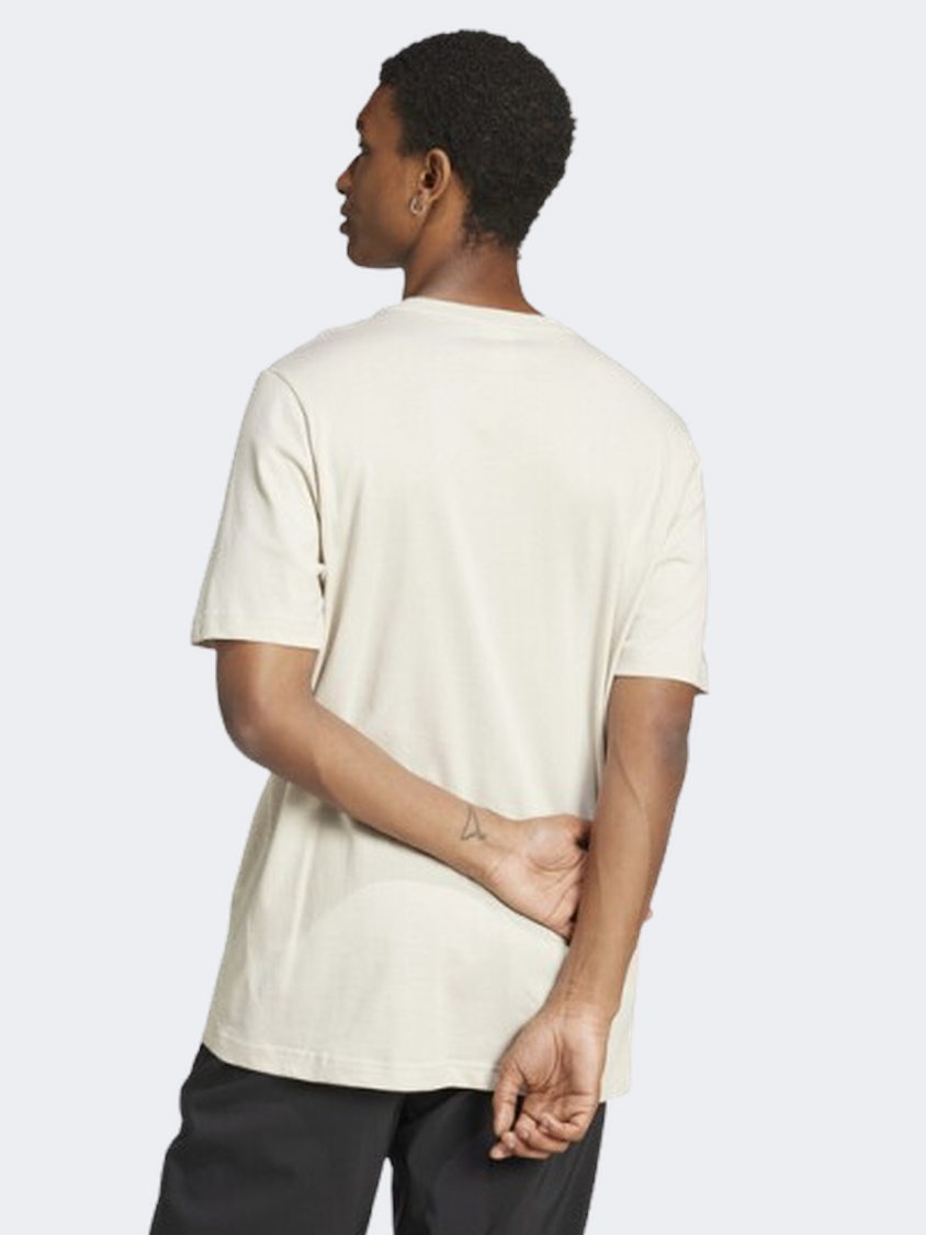 Adidas Essentials Small Logo Men Sportswear T-Shirt Alumina