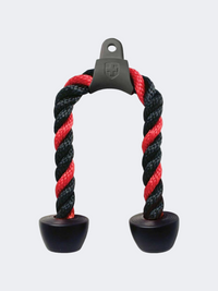 حبل عضلة الترايسبس هاربنجر 373100 مقاس 26 بوصة - حبل أسود/أحمر