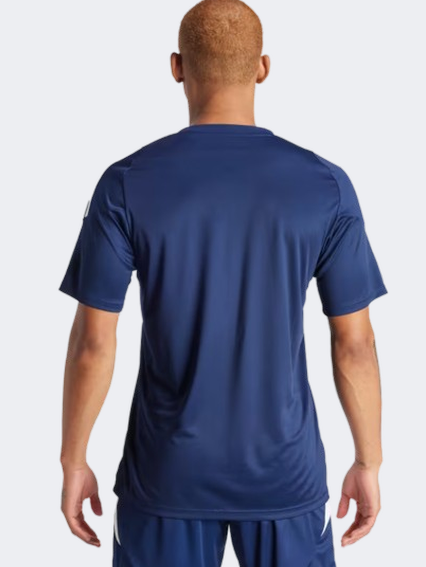 Adidas Tiro 24 Men Football T-Shirt Navy Blue/White