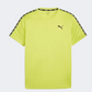Puma Fit Taped Men Training T-Shirt Lime Pow