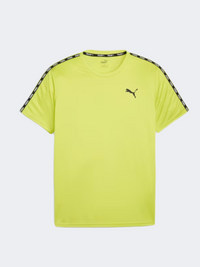 تيشيرت تدريب رجالي Puma Fit Taped ليموني Pow
