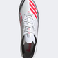 Adidas F50 Messi League Firm/Multi-Ground Cleats Men Football Shoes White/Red/Silver