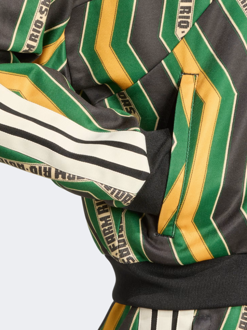 Adidas X Farm Tiro Women Sportswear Track Top Black/Amazon Green