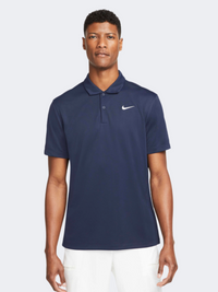 Nike Court Dri-Fit Men Tennis Polo Short Sleeve Obsidian