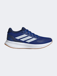 حذاء رياضي للأولاد Adidas Runfalcon 5 Gs أزرق/أبيض/أزرق داكن