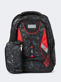 Topten Accessories الحقيبة المدرسية النهائية للجنسين حقيبة العودة إلى المدرسة باللون الأسود/الليموني