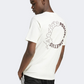 Adidas Lounge Verbiage Circle Graphic Men Sportswear T-Shirt Off White