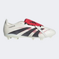 حذاء كرة القدم للرجال Adidas Predator League بلسان قابل للطي أبيض/أسود/روبي